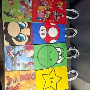 Super Mario Themed Gift Bags Set